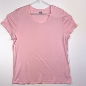 Basic Editions | Tops | Basic Editions Xxl Pink Tshirt | Poshmark